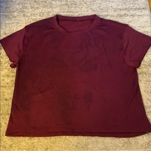 LULULEMON crop tee
